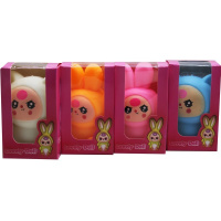 Игрушка-антистресс сквиш "Котик" 10,5х6см голубой FX5739