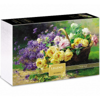 Пазлы 500 эл. "Premium. Legend Art Series. Корзина цветов" 48х33см с постером 071212