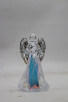 Сувенир "Ангел с музыкальным инструментом" 12,5х7см светящийся, пластик, 4 вида Y10105-24