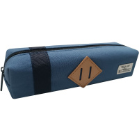 Пенал "Black ant" 20х5,5х5см, квадратный, 1 отделение, текстиль, синий BD5200