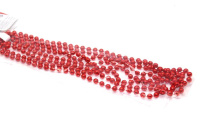 Бусы Шары 6мм 2,7м красные Y5088-17