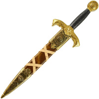 Кинжал короля Артурав 44см в ножнах, металл/пластик/кожзам DE-4139-L