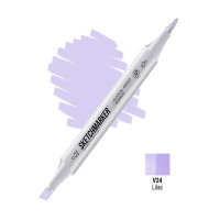 Маркер спиртовой двухсторонний "Sketchmarker" сиреневый SM-V24