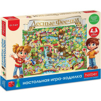 Игра-ходилка настольная "Лесные феечки" А2 50х70см с кубиком и фишками Ин2_19609/088597