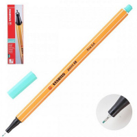 Ручка капиллярная "Stabilo point" 0,4мм зеленый лед 88/13