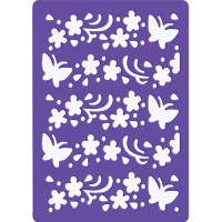 Трафарет д/тиснения "БАБОЧКИ" A4 ПВХ арт.FD090030 C34982