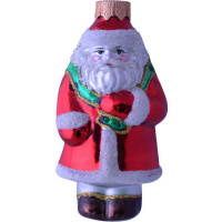 Ёлочное украшение "Дед Мороз с мешком" h-10см в подарочной упаковке ФУ-209