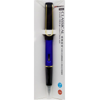 Ручка перьевая 0,38мм синяя, синий корпус софт тач, 1 картридж 3920/11729-24