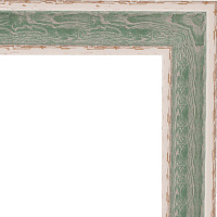 Рамка 30х40см зеленая/белая 38мм