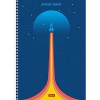 Тетрадь А4 96л клетка "Знают все" на спирали, перфорация на отрыв, ламинация Soft-touch 2 дизайна