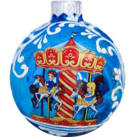 Шар 80мм "Весёлая карусель" в подарочной упаковке КУ-80-244004/1