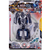 Трансформер "Бог войны. Черный" 15см пластик, в блистере 8228-R21