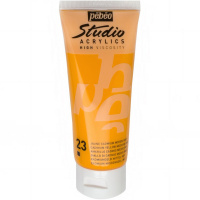 Краска акриловая 100мл кадмий желтый средний "Studio Acrylics" 831-023