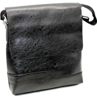 Сумка 22,5х26х4см кожзам, черный Y9397-19