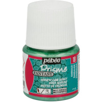 Краска акриловая по стеклу и керамике 45мл изумрудная с фактурным эффектом "Fantasy Prisme" 166018