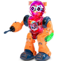 Робот "Костик" 24х18х8,5см (свет, звук, стреляет ракетами) пластик JB0211620