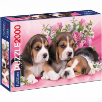 Пазлы 2000 эл. "Premium. Щенки" 98х68см 2000ПЗ1_15484/071650