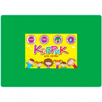 Коврик для лепки 21,5х30см пвх зеленый 3220-508