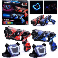 Набор оружия "Laser tag-2" 4 предмета 27х27см пластик (свет, звук) 2140C