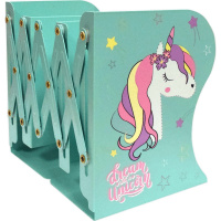 Подставка для книг металлическая "Unicorn" 19x14,7x9см телескопическая, мятная 8063220