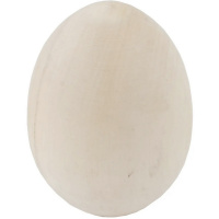 Заготовка для декорирования "Яйцо куриное" 7см липа ДЗл - Як