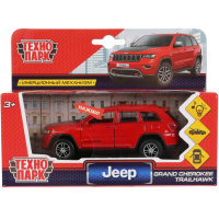 Машина "Jeep Grand Cherokee" красная, инерционная, металл 12см, двери (открывающиеся двери)
