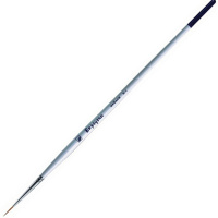 Кисть синтетика круглая №0 короткая ручка "Баргузин" 4607096507152