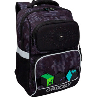 Рюкзак 27,5х39х15см, 800гр, 1 отделение, 4 кармана, черный с обвесом RAn-589-1