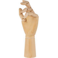 Рука высота 30см, левая, дерево Y8686-19