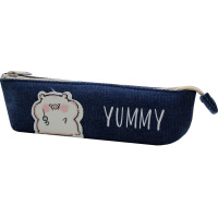 Пенал "Cute pig" 18х5,5х3см треугольный, 1 отделение, текстиль, 2 вида BB2400