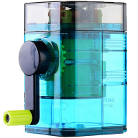 Точилка механическая 1 отв. 105х100х65мм пластик, синяя 71162Blue