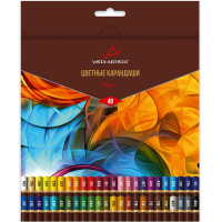 Карандаши 48 цветов "Fine" круглые дерево, картон VFCP-48 Карандаши 48 цветов "Fine" круглые дерево, картон VFCP-48