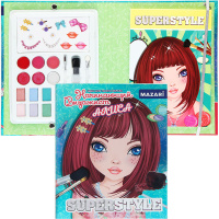 Альбом для творчества "Визажист Алиса" 40 страниц (контур, наклейки, косметика) M-6552 Альбом для творчества "Визажист Алиса" 40 страниц (контур, наклейки, косметика) M-6552