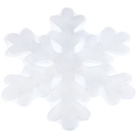 Наклейка витражная "Снежинка" 20х25см 210506-487