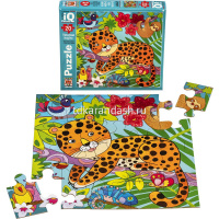 Пазлы 20 эл. "IQ. Пятнистый леопард" макси 2+ 978-5-8112-7197-9 от магазина "Карандаш"