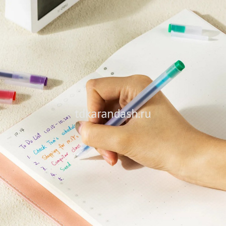 Набор гелевых ручек 12цв 0,5мм "Delight" в блистере с европодвесом EG119-12C от магазина "Карандаш"