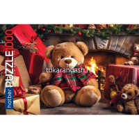 Пазлы 1000 эл. "Premium. Новый Год. Мишка с подарками" 68х48см 1000ПЗ2_30833/084975 от магазина "Карандаш"