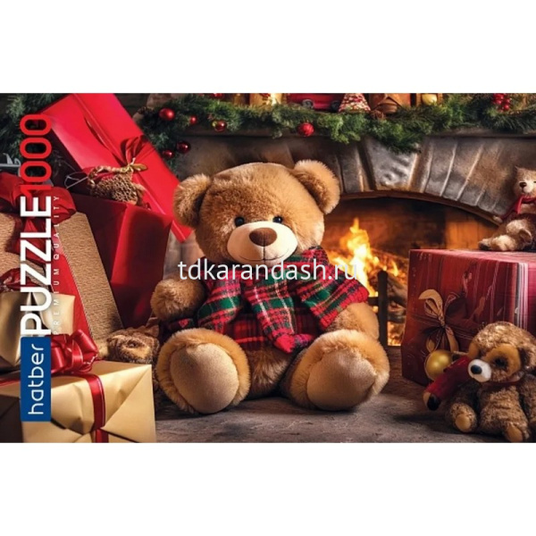 Пазлы 1000 эл. "Premium. Новый Год. Мишка с подарками" 68х48см 1000ПЗ2_30833/084975 от магазина "Карандаш"