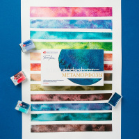 Краски акварельные 12 цветов "Метаморфозы" 2,5мл кюветы, картон 19412757 от магазина "Карандаш"