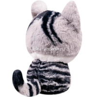 Котенок 22см бело-серый XM24661 от магазина "Карандаш"