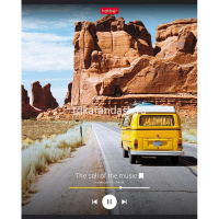 Тетрадь А5 96л клетка "Музыка зовет" на скобе 5 дизайнов 96Т5В1/075202 от магазина "Карандаш"