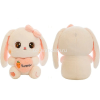 Зайчик с сюрпризом 40см белый BW2487 от магазина "Карандаш"