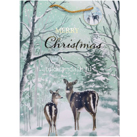 Пакет подарочный "Новый год" 31х42х12см 4 вида SD2257-XL от магазина "Карандаш"