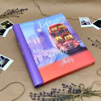 Фотоальбом магнитный 20 листов 23х28см "Watercolor travel. Лондон" 29х25х3см FA 20М.006-1 от магазина "Карандаш"