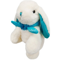 Кролик 21см белый/бирюзовый AT365315 от магазина "Карандаш"