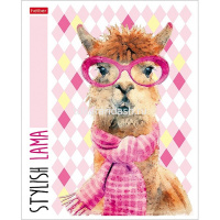 Тетрадь А5 48л клетка "Stylish animals" на скобе тиснение 5 дизайнов 48Т5тВ1/086323 от магазина "Карандаш"