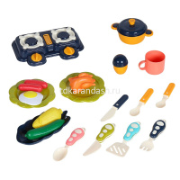 Набор посуды "My Kitchen" 45х7х31см пластик (посуда, еда, плита) JB0209684 от магазина "Карандаш"