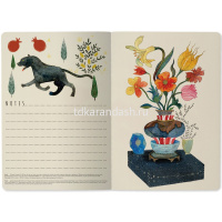 Тетрадь А5 40л клетка "Шахерезада" прошитый блок матовая ламинация 7-40-001/70 от магазина "Карандаш"