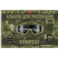 Альбом для рисования А4 40л "В движении" на спирали, перфорация на отрыв, 3D лак, 4 дизайна 079779 от магазина "Карандаш"