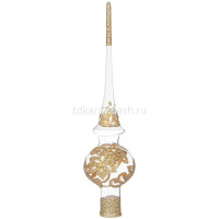 Верхушка "Золотой цветок" h-29см в подарочной упаковке КВ-224244 от магазина "Карандаш"